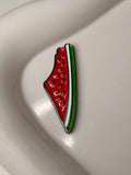 Palestine Map Metal Sticker ￼