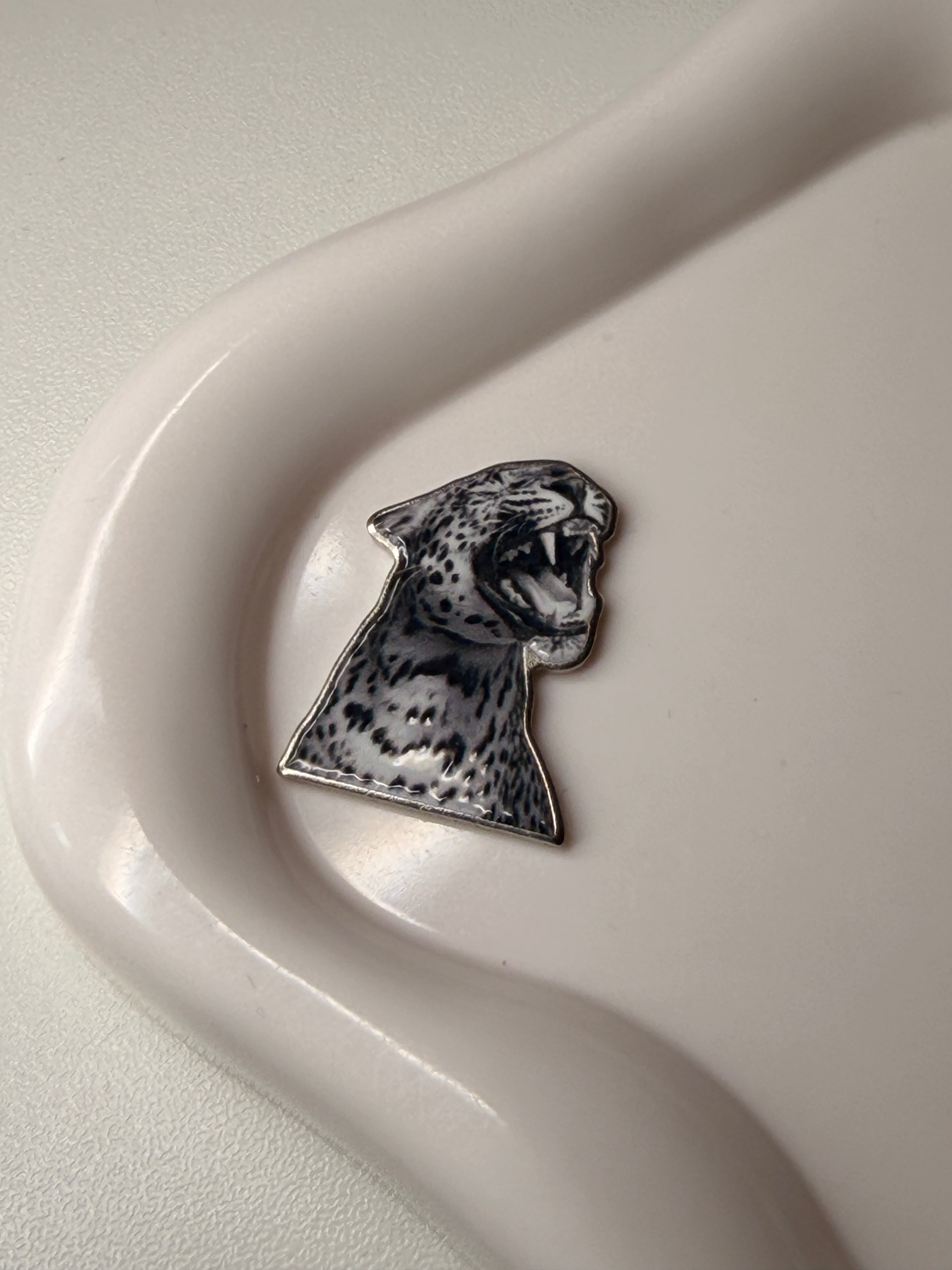 Leopard Metal Sticker