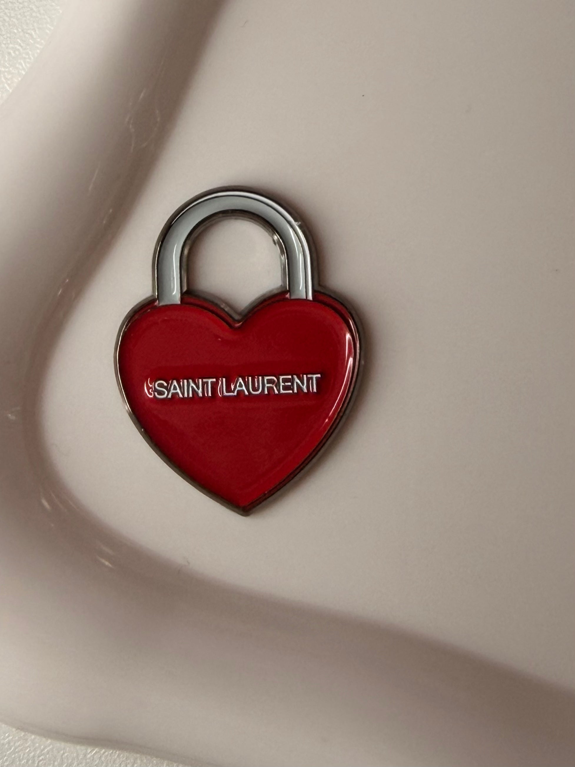 SANT LAURENT Heart Metal sticker