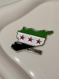 8.12.24 Syria Map Metal Sticker ￼