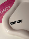 Glasses Metal Sticker