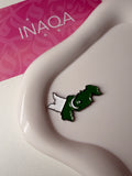 Pakistan Map-Flag Metal Sticker