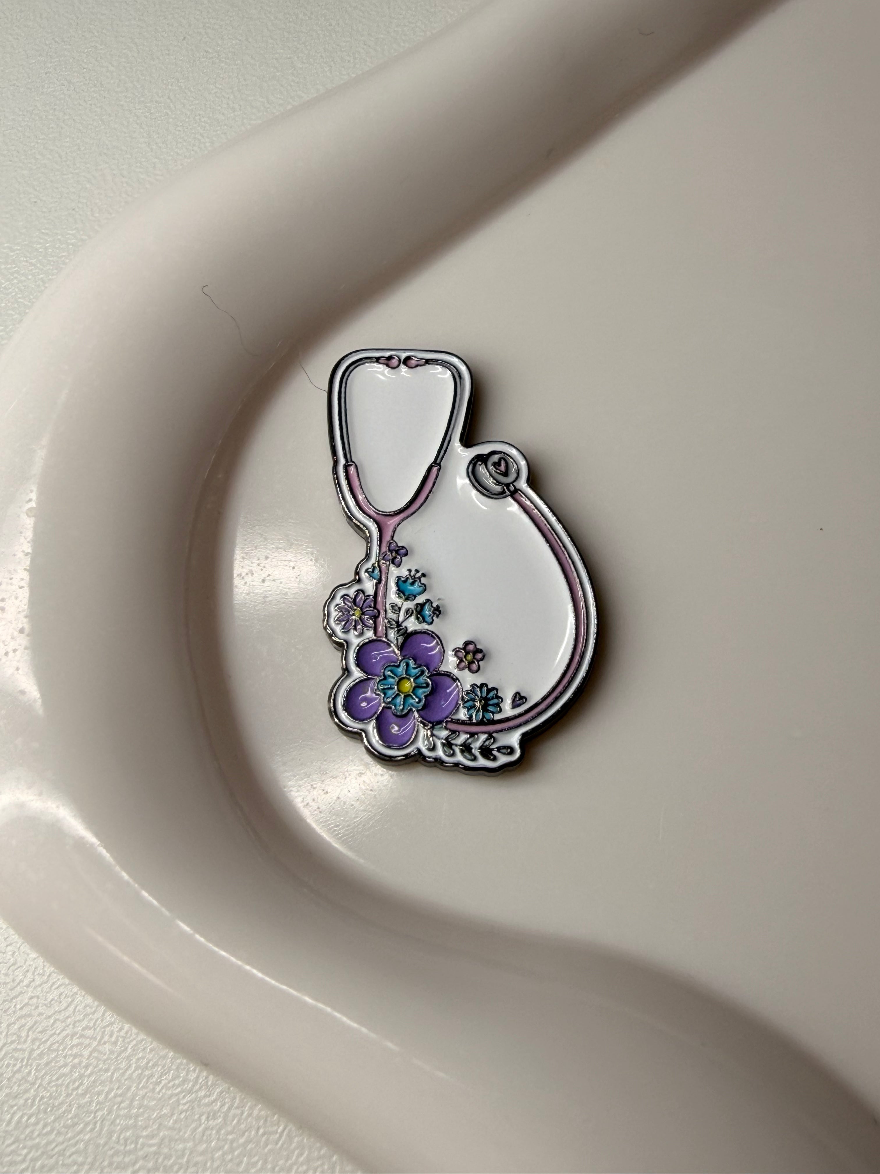 Stethoscope Metal Sticker