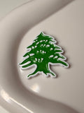 Lebanon cedar tree metal sticker
