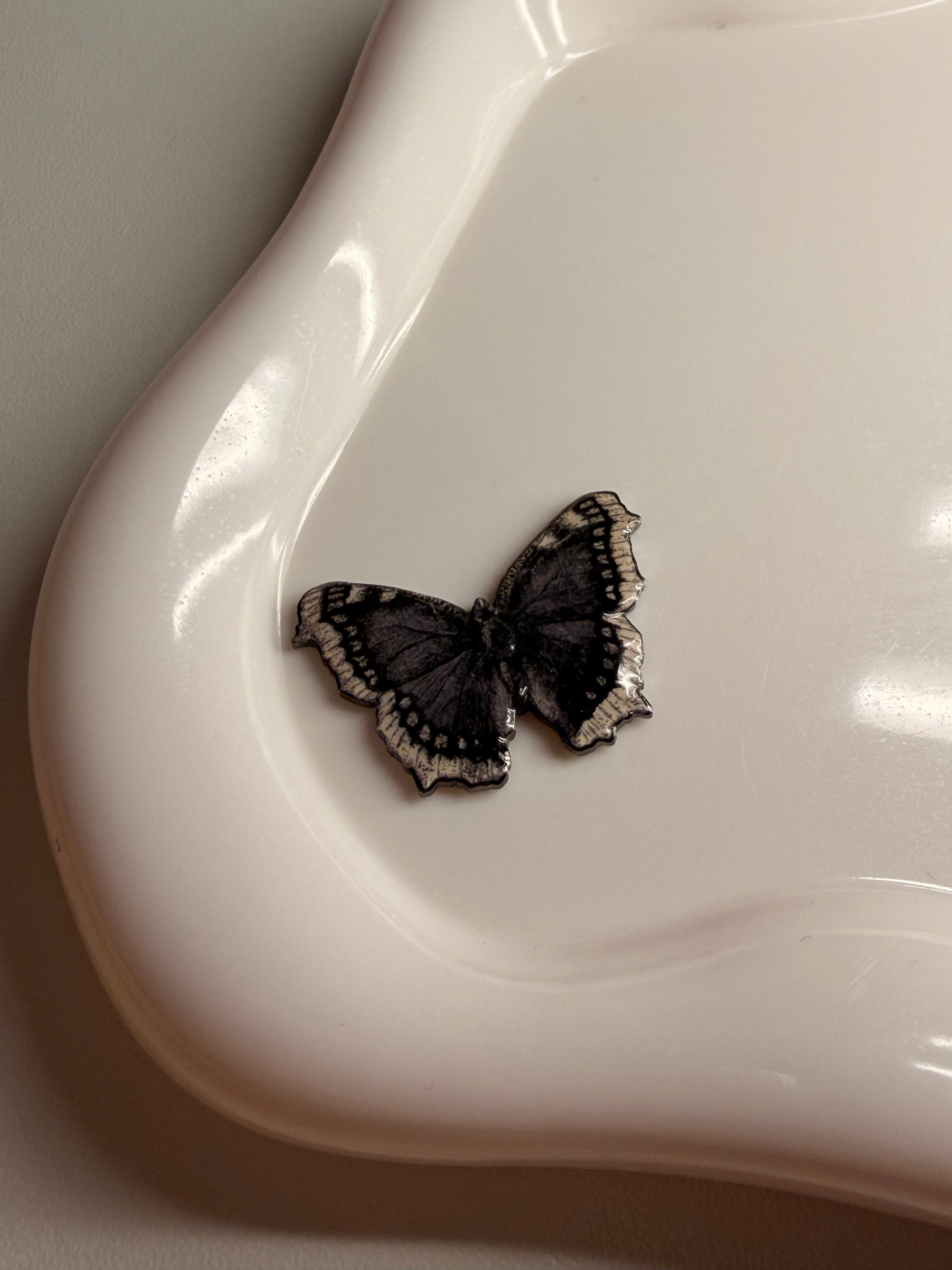 Butterfly metal sticker