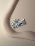 Sea waves 🌊 metal sticker