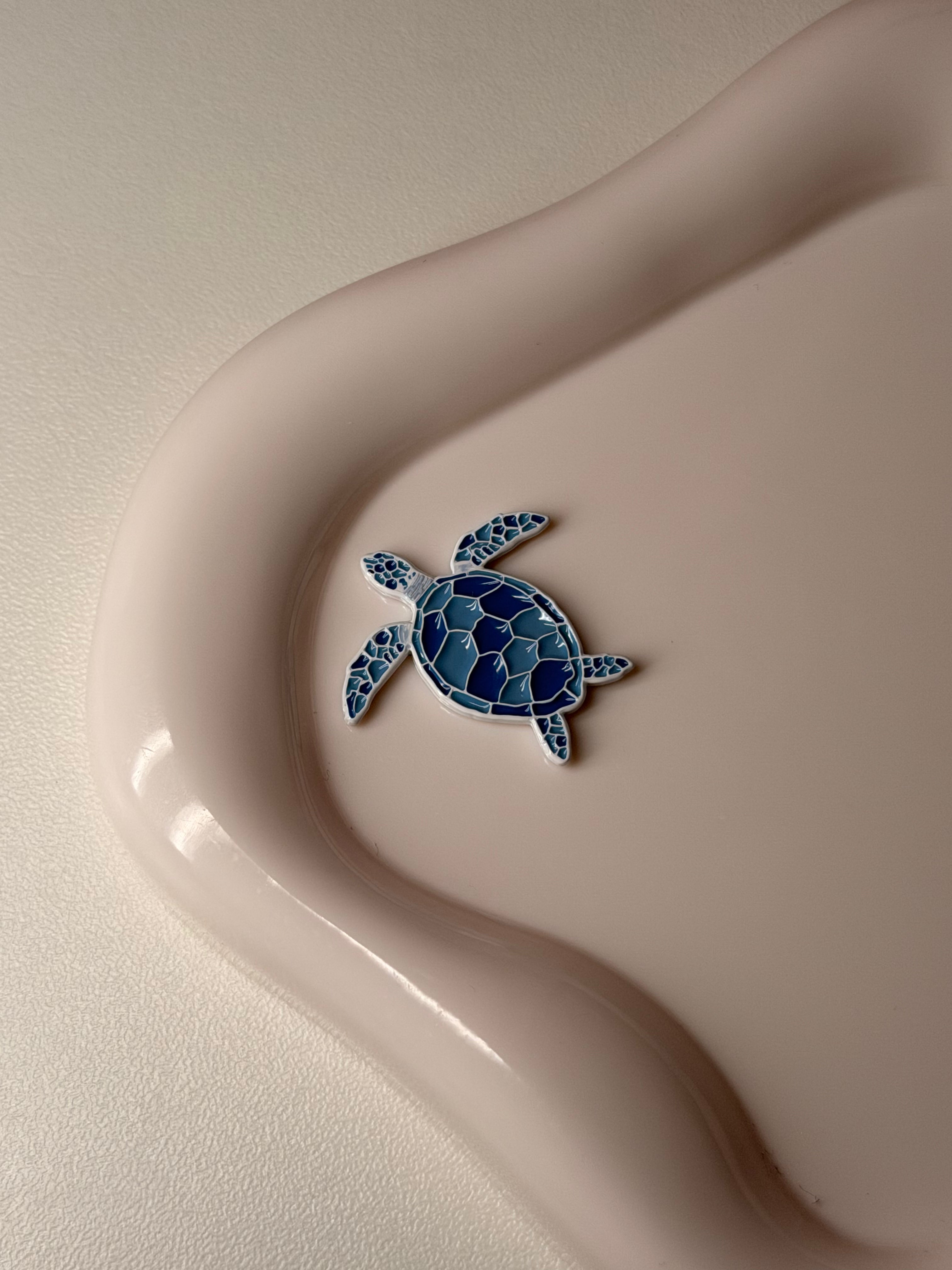 Turtle Sea Metal Sticker