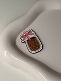 Iced coffee girly Metal Sticker